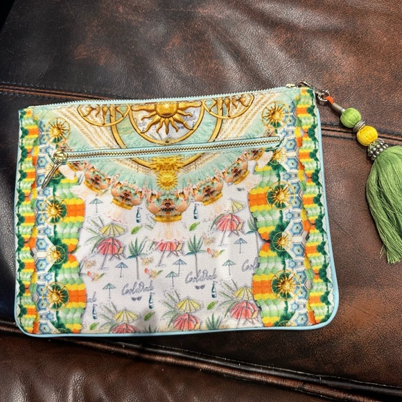 Camilla Small Canvas Clutch Sundowners - Picture 9 of 10